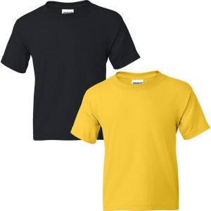 imageGildan Youth DryBlend TShirt Style G8000B 2PackBlackdaisy