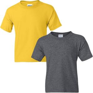 imageGildan Youth DryBlend TShirt Style G8000B 2PackDaisydark Heather