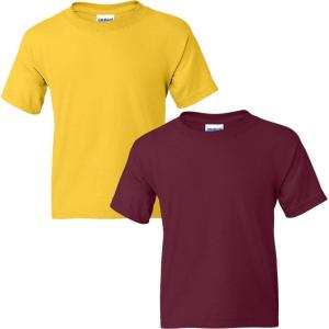 imageGildan Youth DryBlend TShirt Style G8000B 2PackDaisymaroon