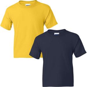 imageGildan Youth DryBlend TShirt Style G8000B 2PackDaisynavy