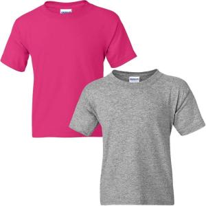 imageGildan Youth DryBlend TShirt Style G8000B 2PackHeliconiasport Grey