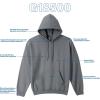 imageGildan Adult Fleece Hoodie Sweatshirt Style G18500 MultipackCharcoal 24pack