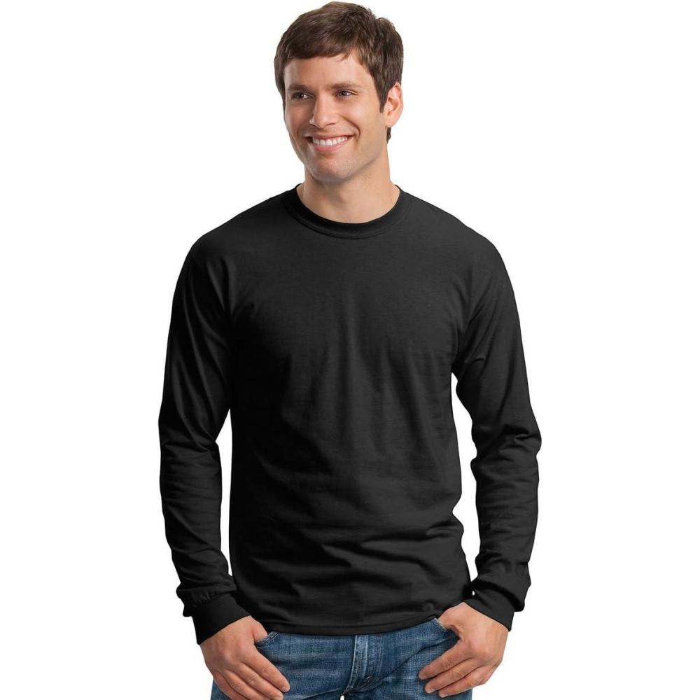 imageCotton 6 oz LongSleeve TShirt G240Black
