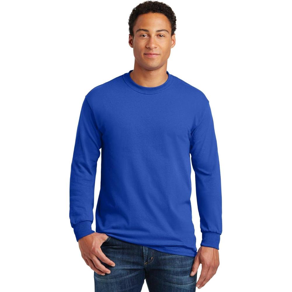 imageCotton 6 oz LongSleeve TShirt G240Royal Blue