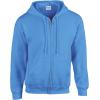 imageGildan Fleece Zip Hoodie Sweatshirt Style G18600 MultipackCarolina Blue