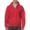 imageGildan Fleece Zip Hoodie Sweatshirt Style G18600 MultipackRed
