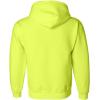 imageGildan Adult Fleece Hoodie Sweatshirt Style G18500 MultipackSafety Green