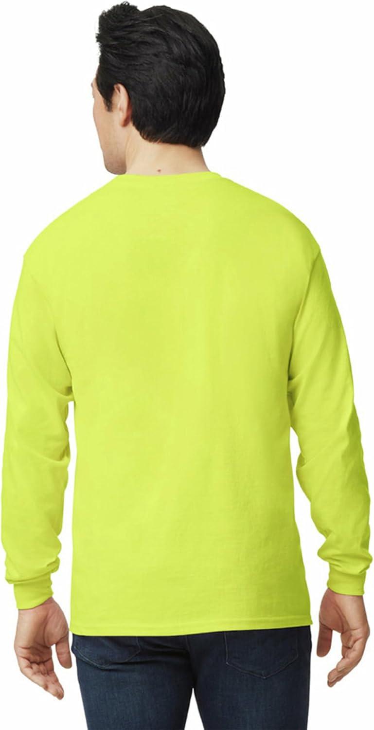 Gildan T-Shirt Uomo Maniche Lunghe Cotone Ultra-Cotone G2400 - Multipack Zaffiro (2 Pz) M