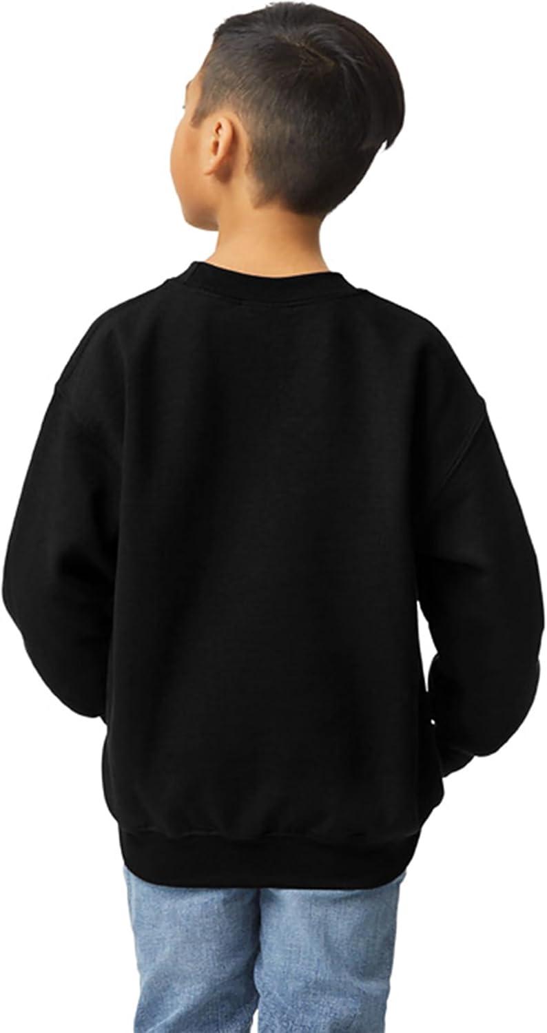 imageGildan unisexchild Fleece Crewneck Sweatshirt Style G18000bBlack