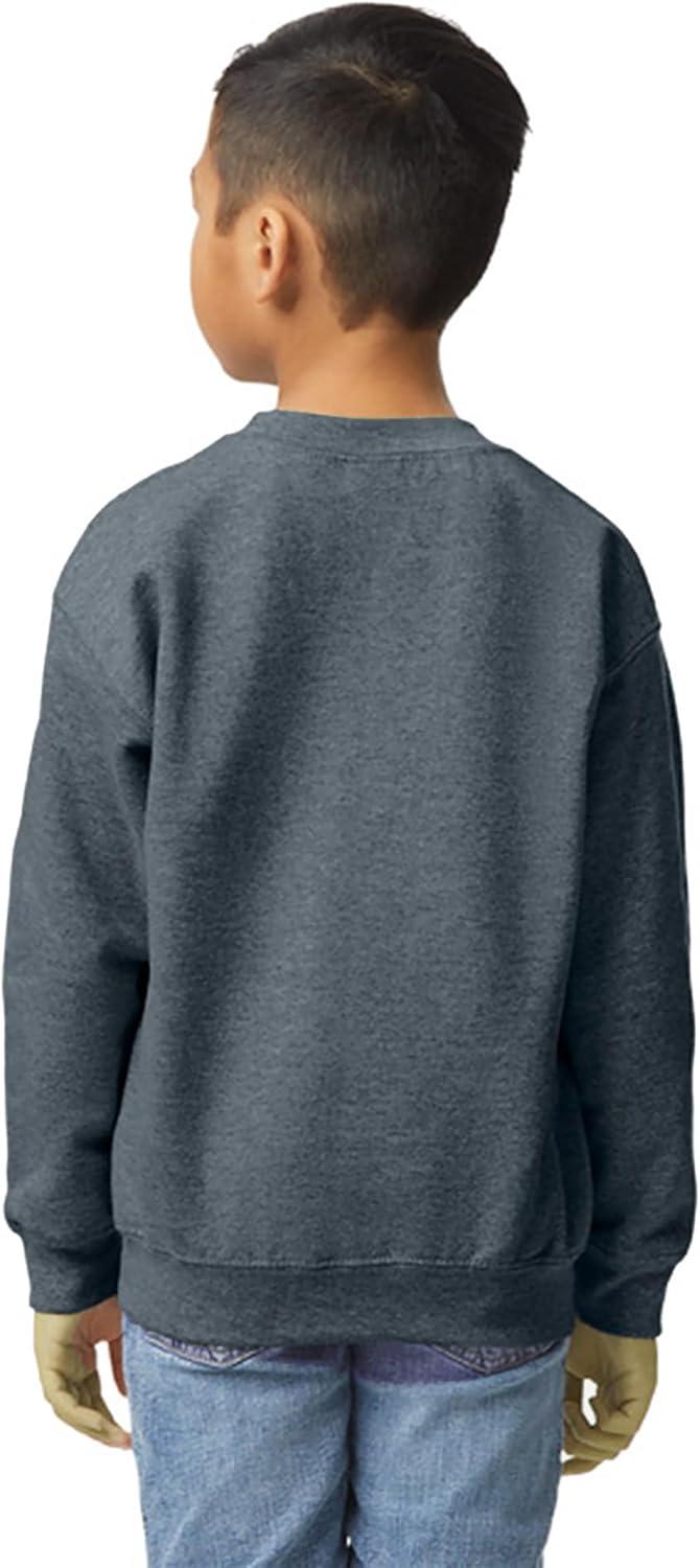imageGildan unisexchild Fleece Crewneck Sweatshirt Style G18000bDark Heather