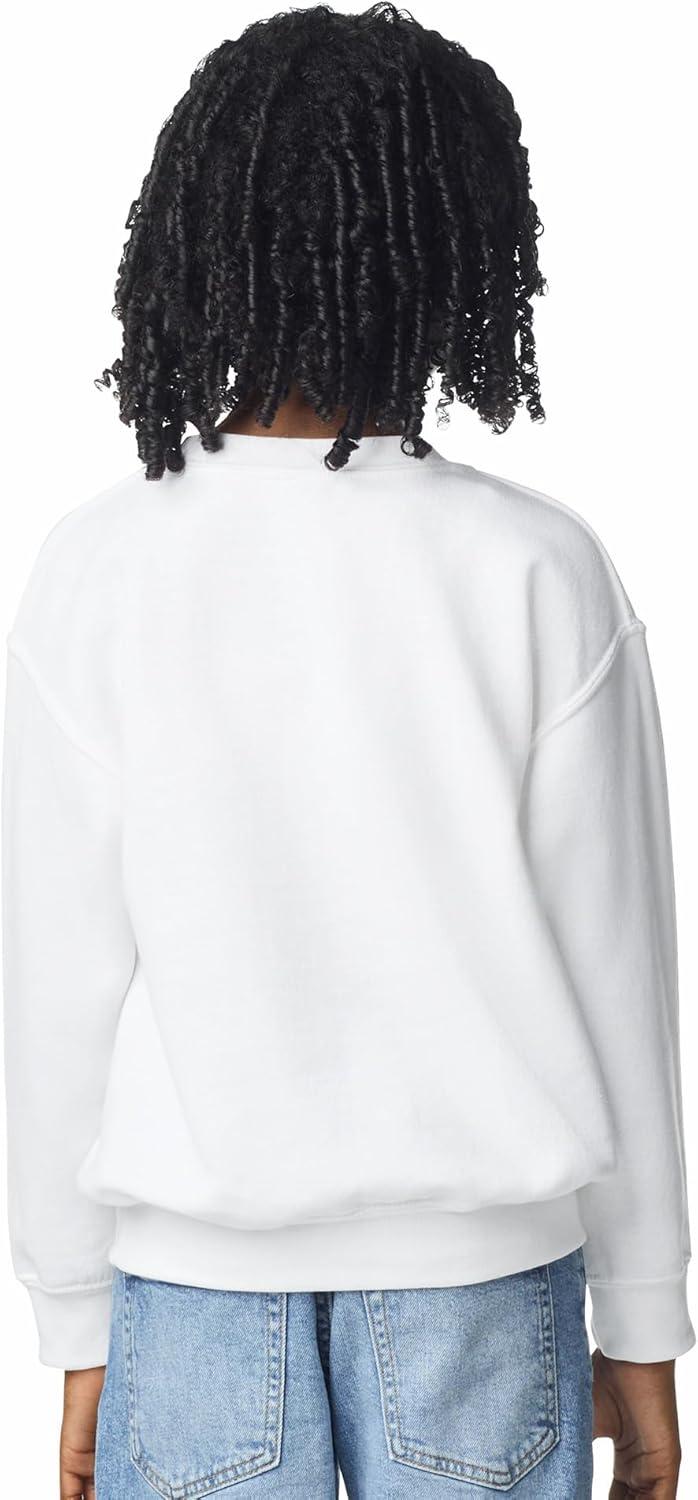 imageGildan unisexchild Fleece Crewneck Sweatshirt Style G18000bWhite