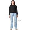 imageGildan unisexchild Fleece Crewneck Sweatshirt Style G18000bBlack