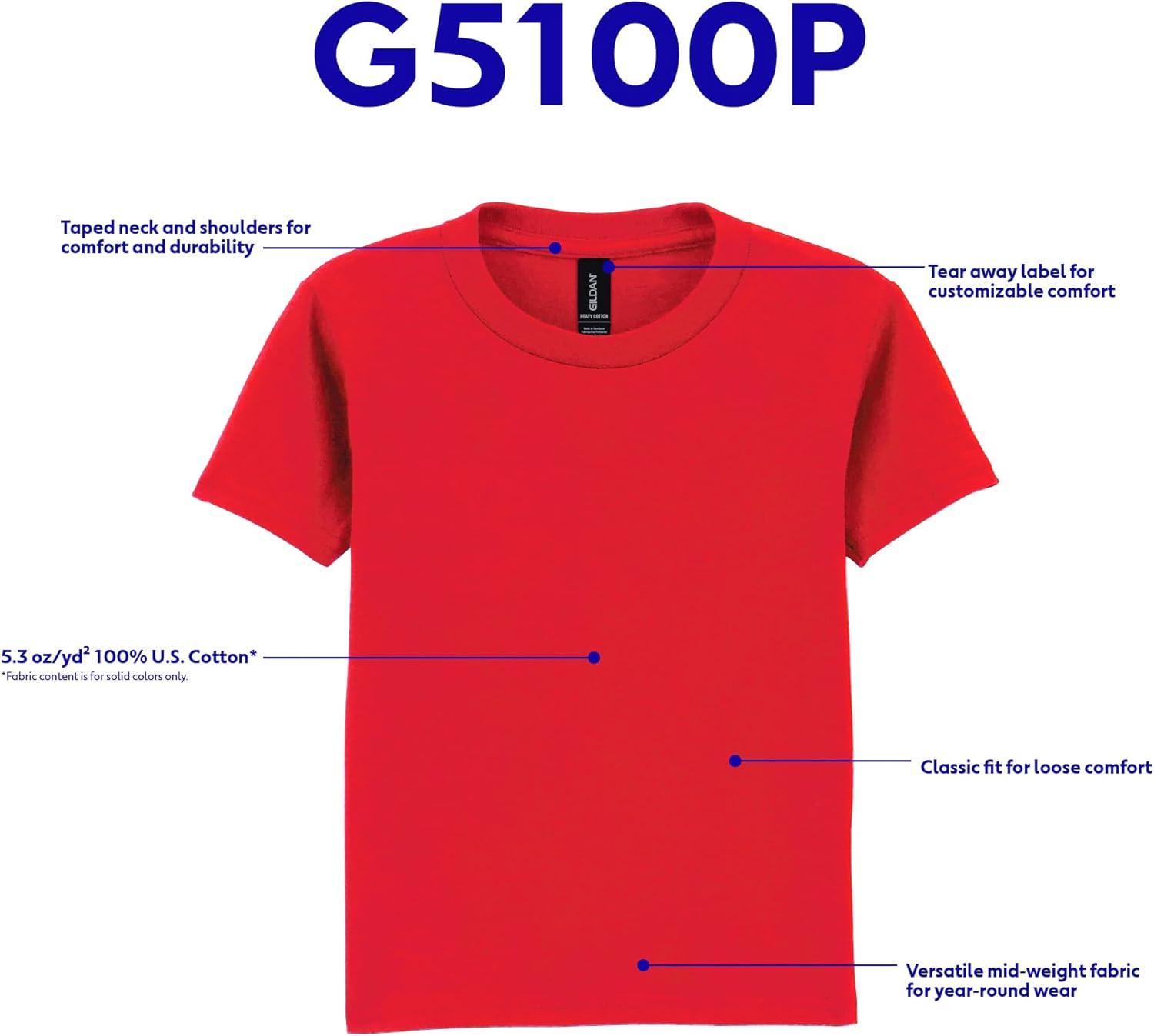 imageGildan Youth Toddler TShirt Style G5100P 2PackBlack