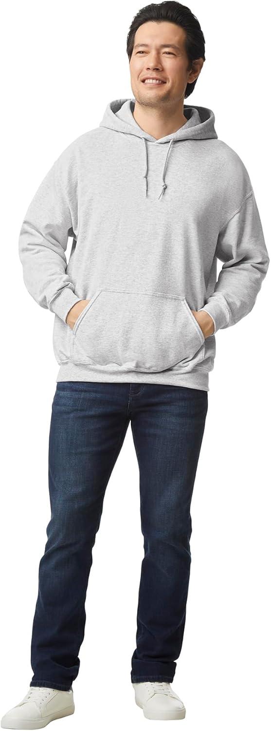 imageGildan Adult Fleece Hoodie Sweatshirt Style G18500 MultipackAsh 1pack