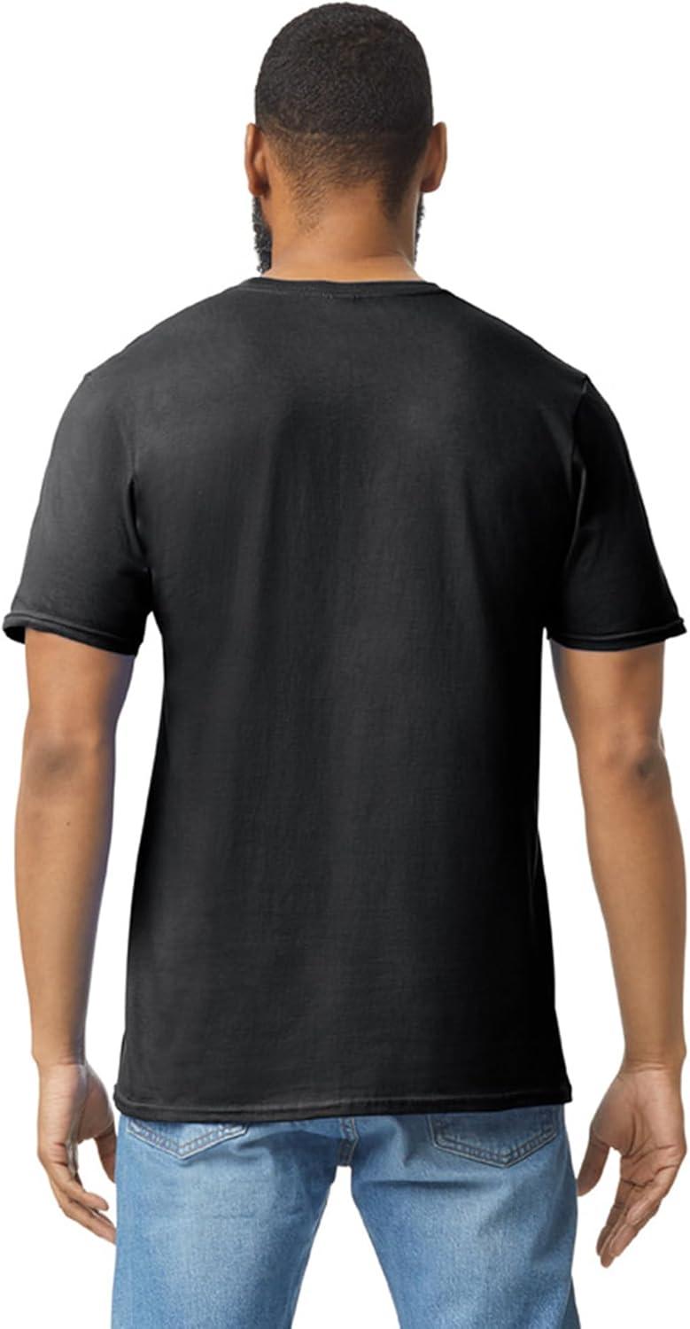 imageGildan Adult Softstyle Cotton TShirt Style G64000 MultipackBlack 2pack