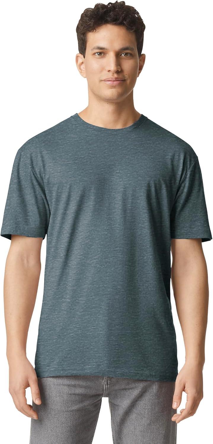 imageGildan Adult Softstyle Cotton TShirt Style G64000 MultipackDark Heather 2pack