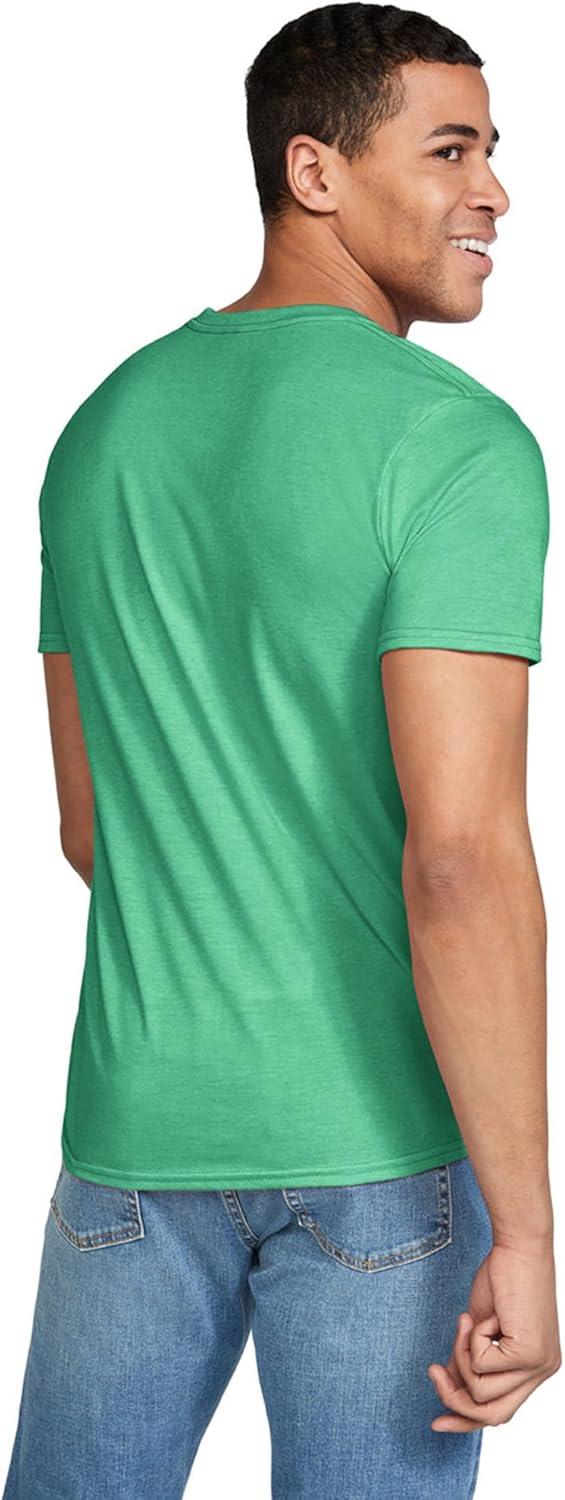 imageGildan Adult Softstyle Cotton TShirt Style G64000 MultipackHeather Irish Green 2pack