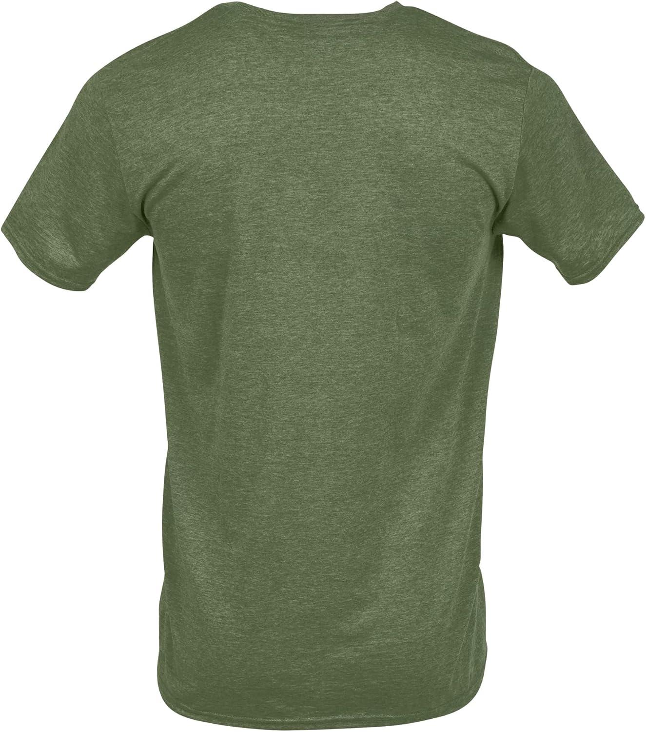 imageGildan Adult Softstyle Cotton TShirt Style G64000 MultipackHeather Military 2pack