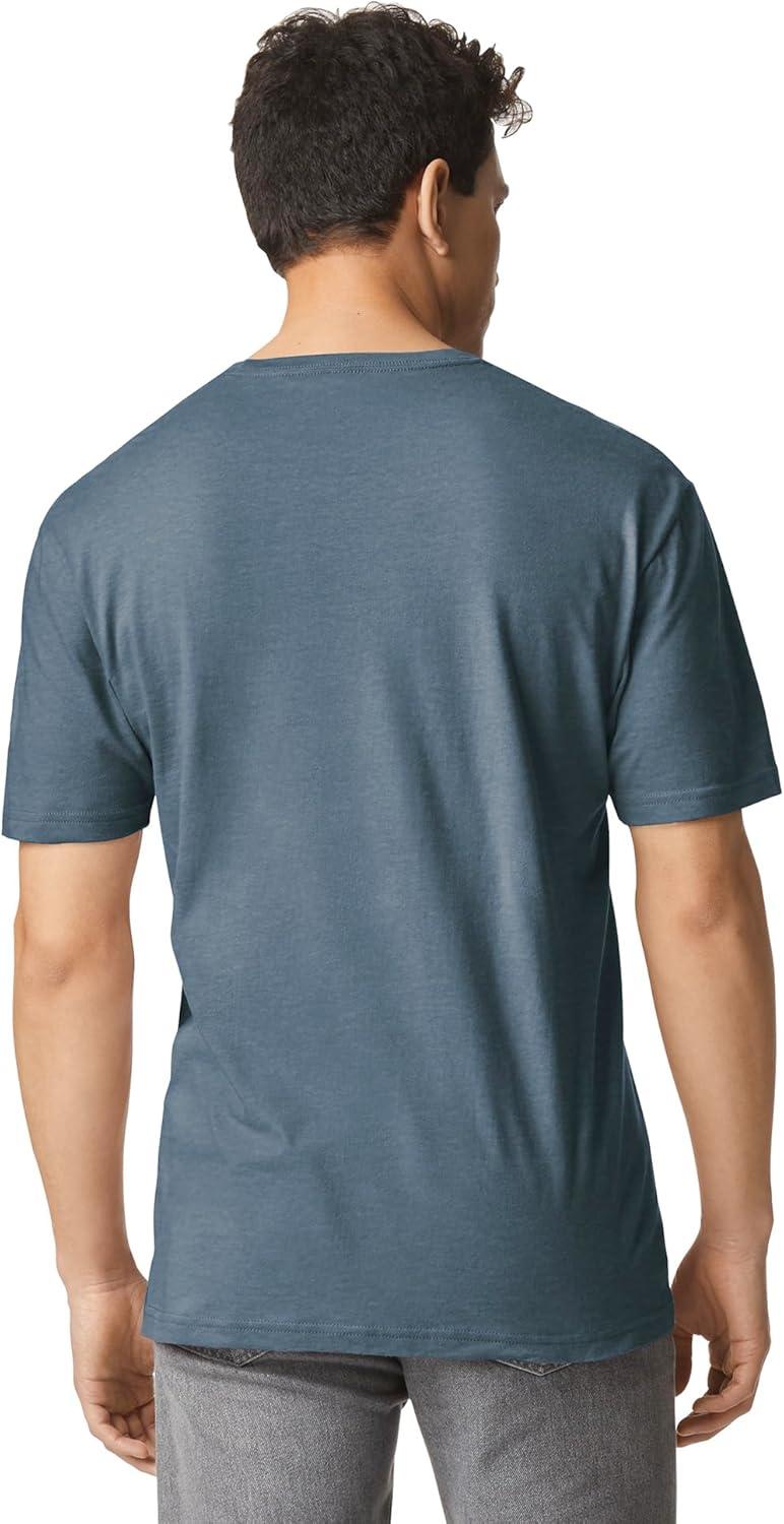 imageGildan Adult Softstyle Cotton TShirt Style G64000 MultipackHeather Navy 2pack