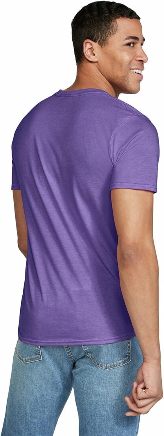 imageGildan Adult Softstyle Cotton TShirt Style G64000 MultipackHeather Purple  Case of 72