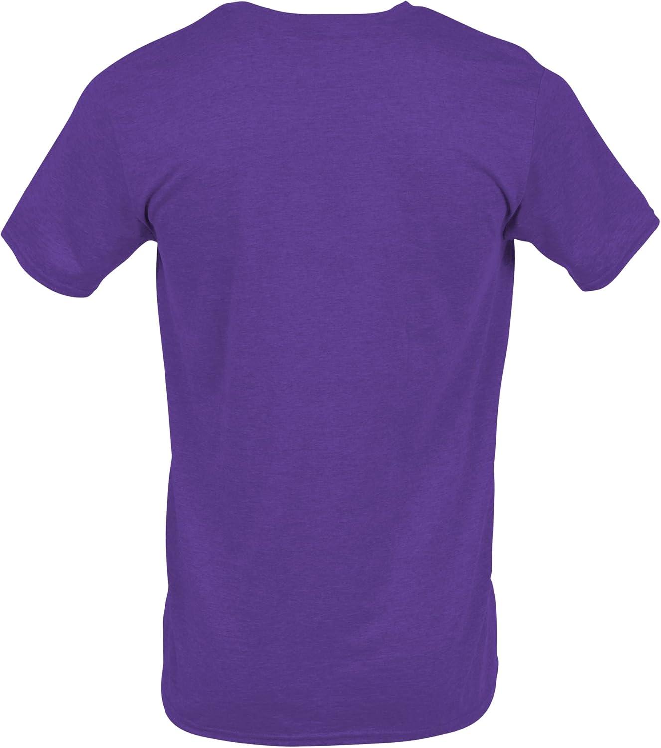 imageGildan Adult Softstyle Cotton TShirt Style G64000 MultipackHeather Purple 2pack