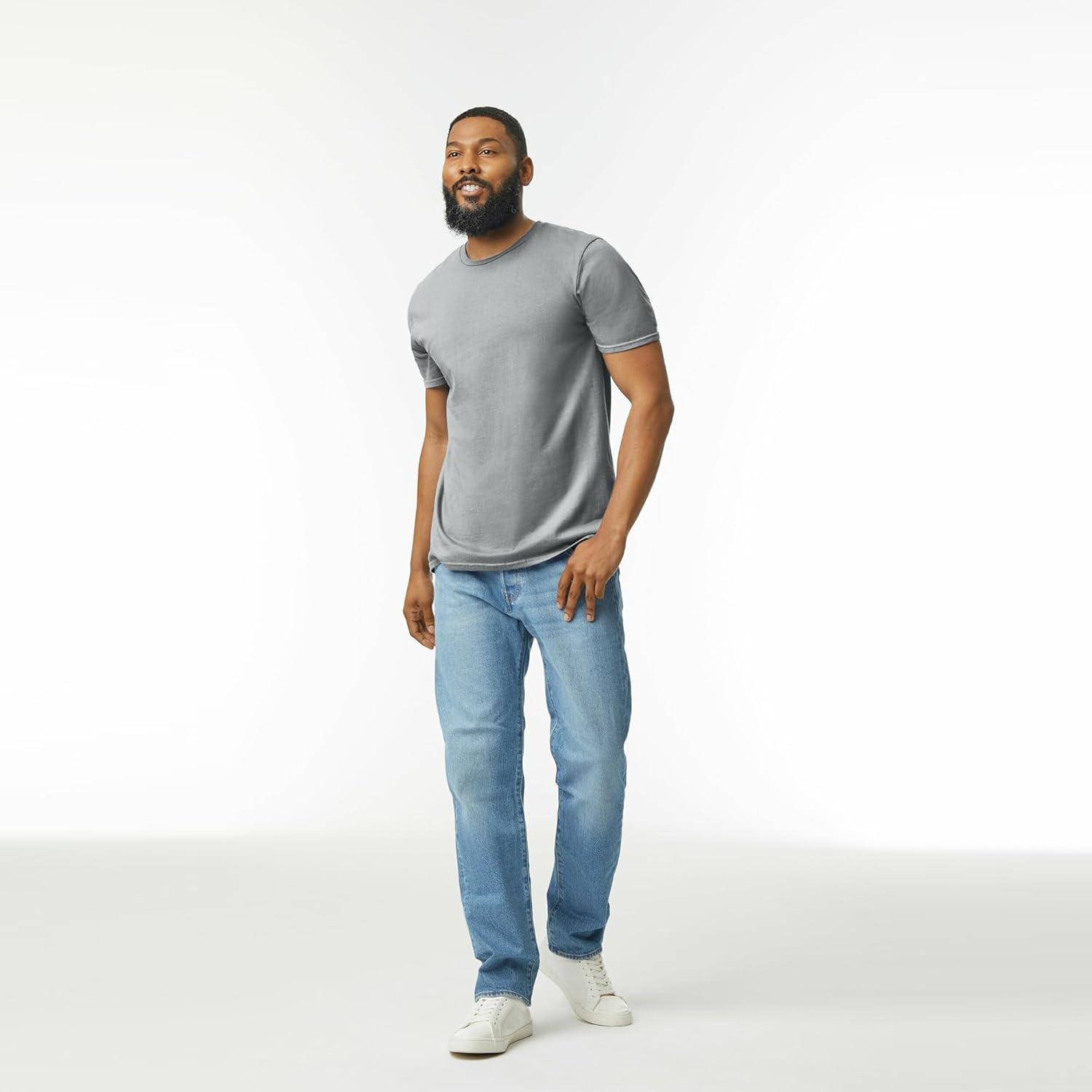 imageGildan Adult Softstyle Cotton TShirt Style G64000 MultipackHeather Royal 12pack