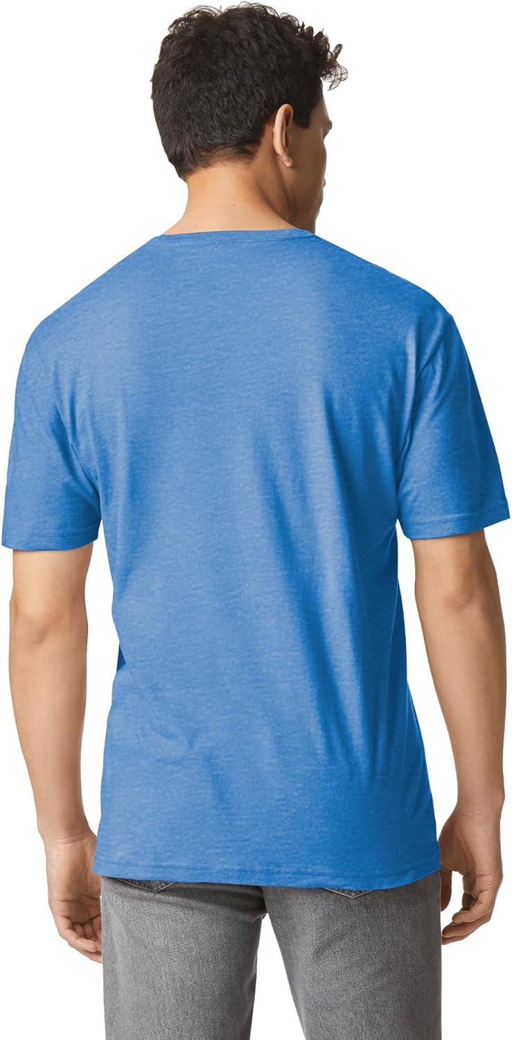 imageGildan Adult Softstyle Cotton TShirt Style G64000 MultipackHeather Royal 2pack