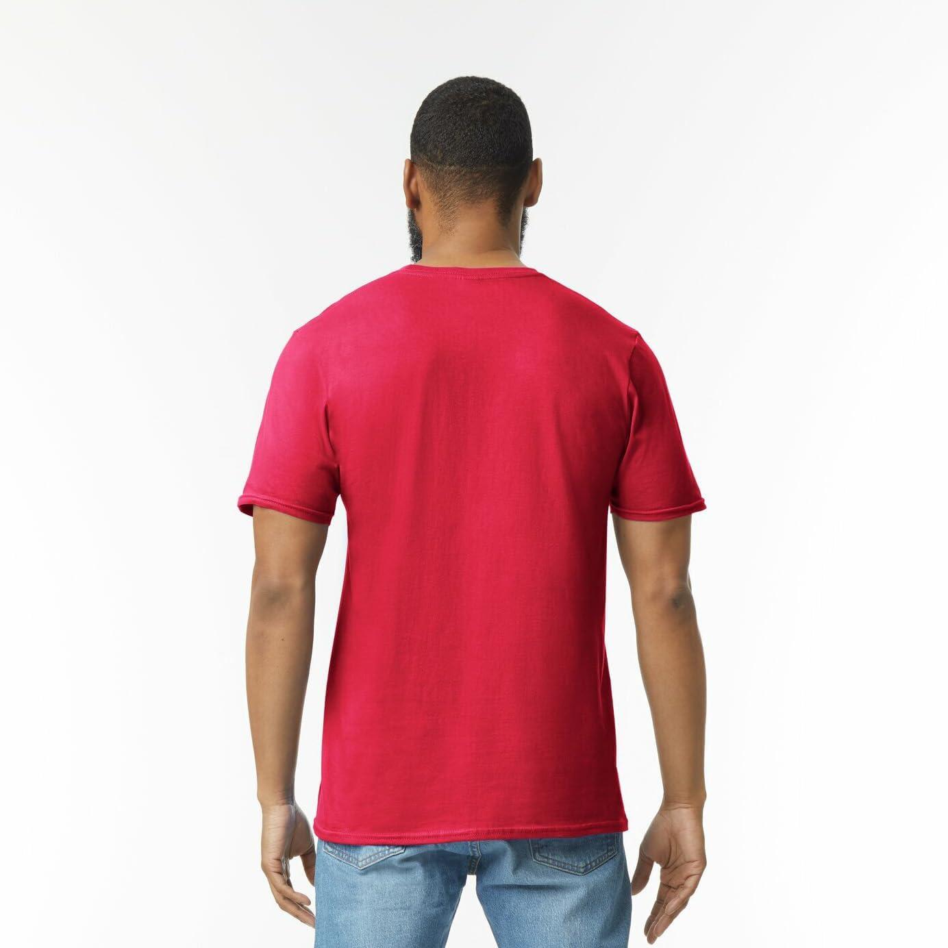 imageGildan Adult Softstyle Cotton TShirt Style G64000 MultipackRed 12pack