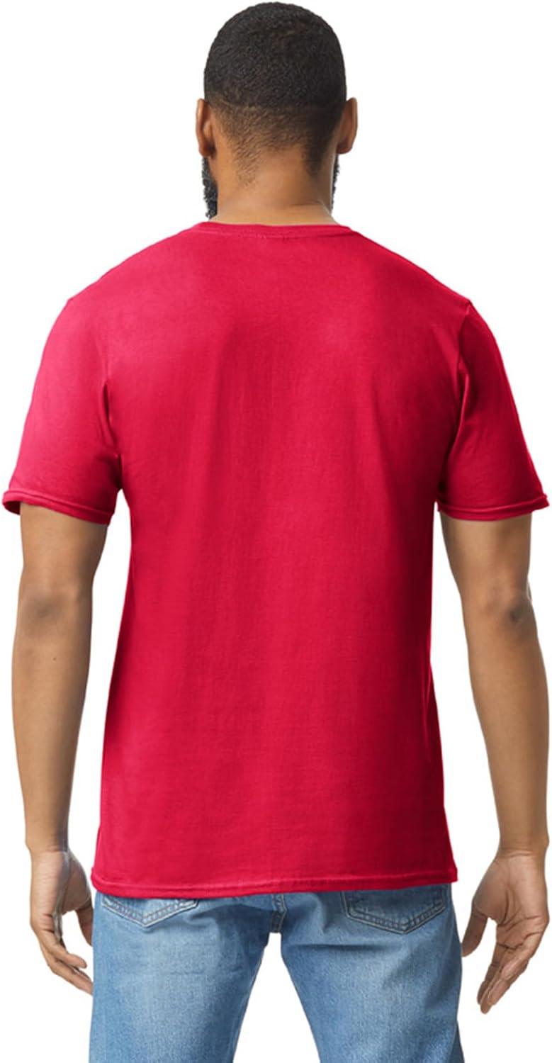 imageGildan Adult Softstyle Cotton TShirt Style G64000 MultipackRed 2pack
