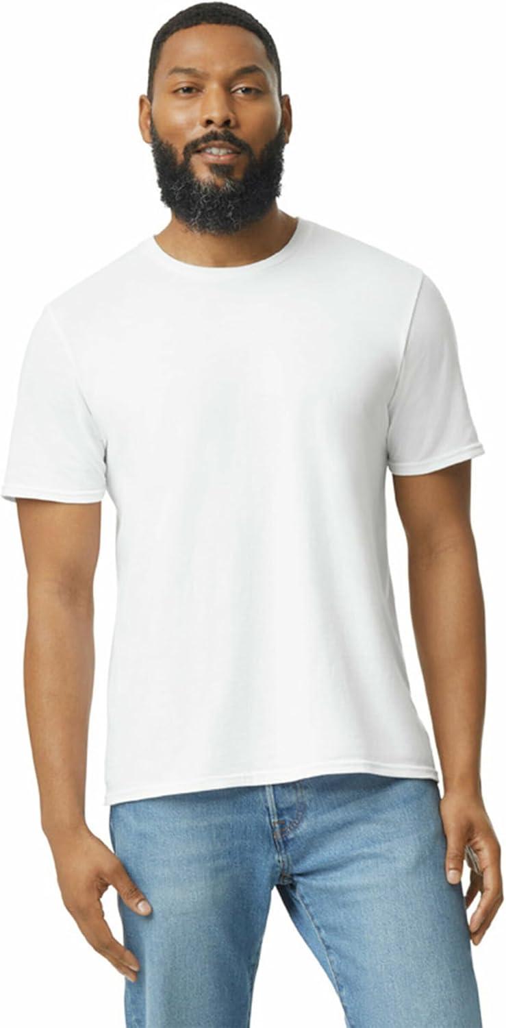 imageGildan Adult Softstyle Cotton TShirt Style G64000 MultipackWhite 12pack