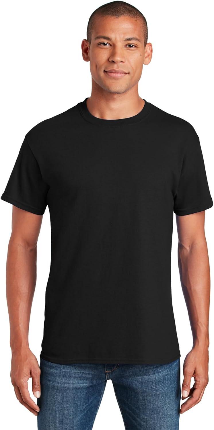 imageGildan Mens Crew TShirts Multipack Style G1100Black 5pack