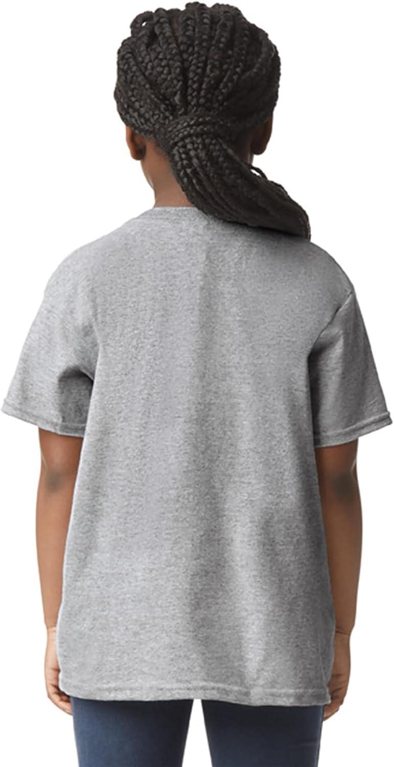 imageGildan Youth Heavy Cotton TShirt Style G5000B 2Pack Sport Grey Large