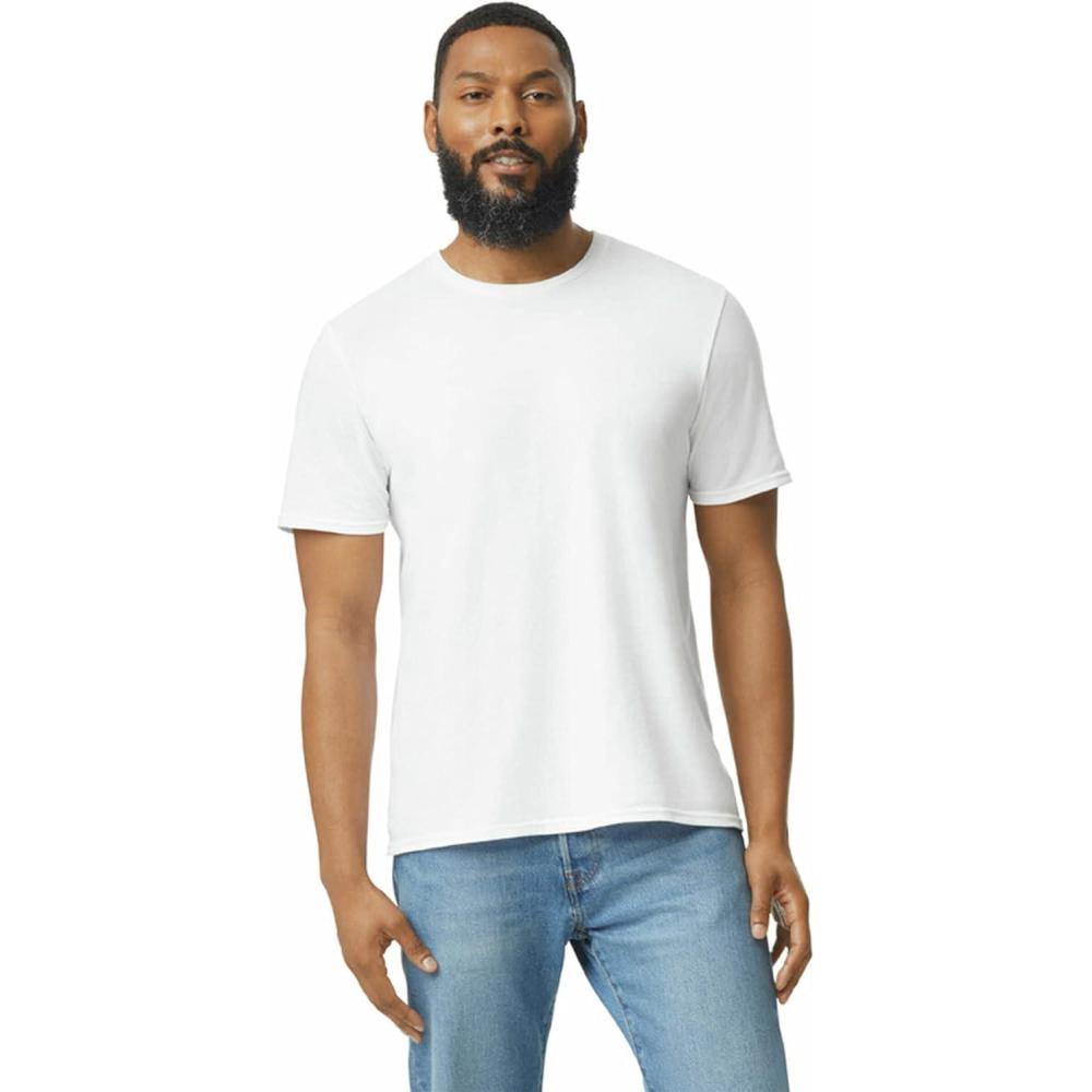 imageGildan Adult Softstyle Cotton TShirt Style G64000 MultipackWhite  Case of 36