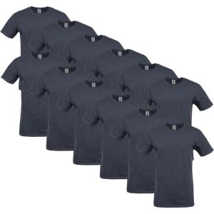 imageGildan Adult Softstyle Cotton TShirt Style G64000 MultipackBlack 12pack