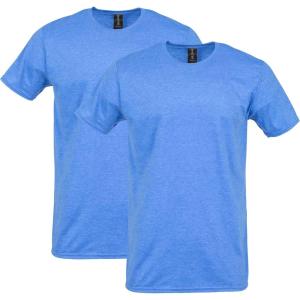 imageGildan Adult Softstyle Cotton TShirt Style G64000 MultipackHeather Royal 2pack
