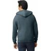 imageGildan mens Full Zip Hooded SweatshirtDark Heather 1pack