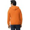 imageGildan mens Full Zip Hooded SweatshirtSafety Orange 1pack