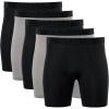 imageGildan mens Performance Underwear Boxer BriefsBlackOpal Grey 5pack