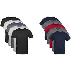imageGildan Mens Crew TShirts Multipack Style G1100Charcoal navy