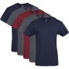 imageGildan Mens Crew TShirts Multipack Style G1100NavyCharcoalCardinal Red