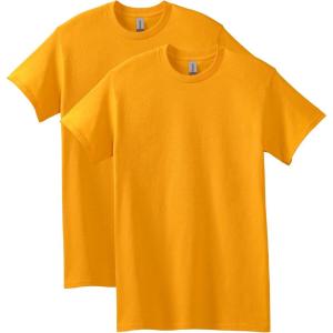 imageGildan Adult Heavy Cotton TShirt Style G5000 MultipackGold 2pack