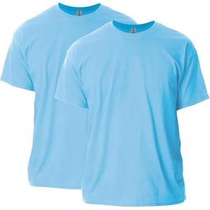 imageGildan Adult Heavy Cotton TShirt Style G5000 MultipackLight Blue 2pack