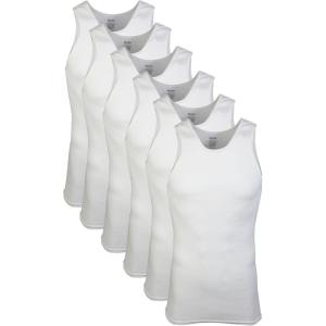imageGildan Mens AShirts Tanks MultipackWhite 6pack