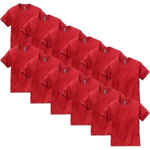image:imageGildan Youth Ultra Cotton TShirt Style G2000B MultipackRed