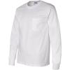 image:imageGildan Ultra Cotton Long Sleeve Pocket TShirtMedium white