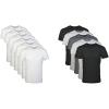 image:imageGildan Platinum Mens Crew TShirtsWhite 6pack  Assorted BlackGrey 5pack