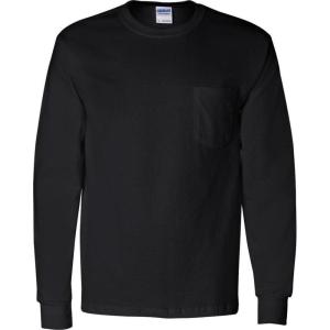 image:imageGildan Ultra Cotton Long Sleeve Pocket TShirtBlack