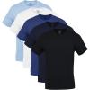 image:imageGildan Mens Crew TShirts Multipack Style G1100BlackNavyMetro BlueWhiteNiagara Mist 5pack