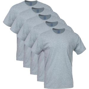 image:imageGildan Mens Crew TShirts Multipack Style G1100Sport Grey 5pack