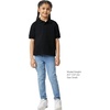 image:imageGildan UnisexChild DryBlend Short Sleeve Polo Style G8800b 3PackBlack